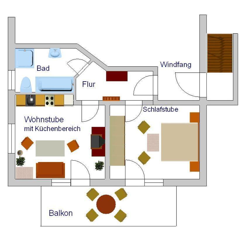 Ferienwohnung Richter Tharandt Zewnętrze zdjęcie